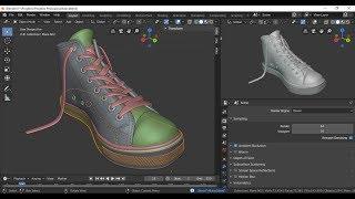 Blender Shoe Modelling (breakdown)