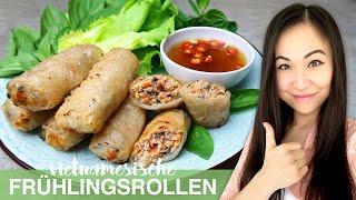 REZEPT: vietnamesische Frühlingsrollen selber machen | Nuoc Cham Sauce