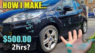 I Earned £400 in 2 HOURS! With No Qualifications!? How to make MONEY! In the Car Game!! 2024