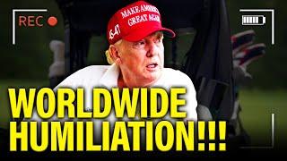 Trump RUNS TO GOLF and gets HUMILIATED on SATURDAY