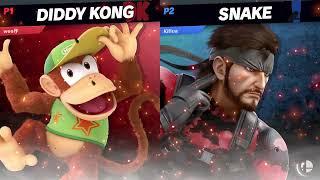 weely (Diddy Kong) vs Alien (Snake) - Winners Quarter-Final - Local of Lafayette #174