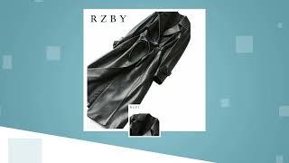 RZBY women 100% sheepskin autumn and winter Haining leather jacket ladies sheepskin long slim win...