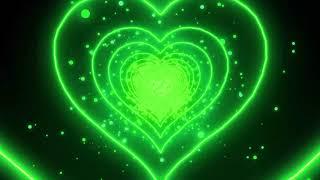 Love Heart Tunnel and Romantic Abstract Background Glow Particles Background #tunneltrend