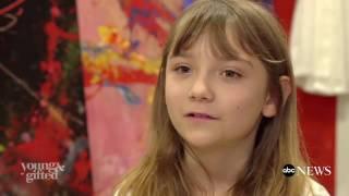 9-Year-Old Abstract Painter Aelita Andre Opens Solo Show in Famed Museum