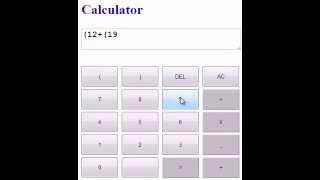 Calculator using ASP.NET with C#