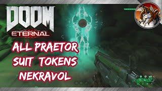 DOOM ETERNAL - All Praetor Suit Tokens Locations in Mission 10 Nekravol