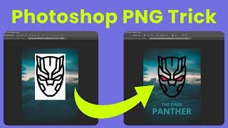 How to Convert JPG to PNG in Adobe Photoshop | Easy Trick