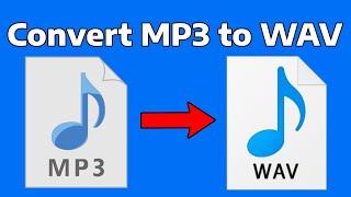 How To Convert MP3 To WAV File Format