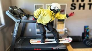 Treadmill Snowboarding