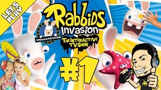 Let's Play Rabbids Invasion Interactive Tv Show Game #1 Playthrough | Juniors Toons | #Rabbids