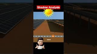 Solar Inter Row Spacing|Solar Shadow Analysis Software #multeephysics