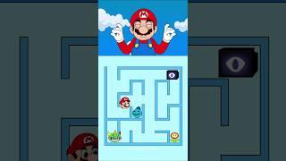 MAZE CHALLENGE- HELP Mario escape the danger of Pianosaurus vs Doey