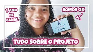 COMEMORANDO 1 ANO DE CANAL E 2 MIL INSCRITOS !! - LETÍCIA MARIA