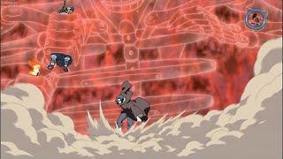 Itachi uses Susanoo to save Naruto and Killer Bee against Nagato