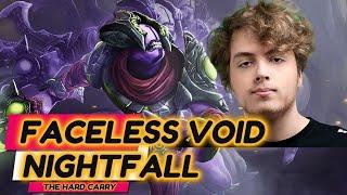 Crazy Play Nightfall Faceless Void The Hard Carry - Dota 2 Pro Gameplay #nightfall #facelessvoid