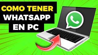 como tener whatsapp en Laptop o PC sin programas 2024