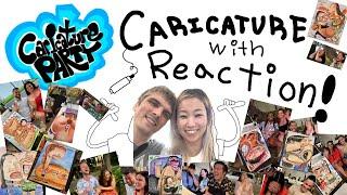 Caricature Party's caricature with reaction.