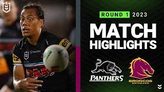 NRL 2023 | Penrith Panthers v Brisbane Broncos | Match Highlights