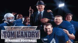 Tom Landry Strategy Football gameplay (PC Game, 1993)