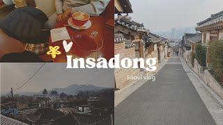 Insadong | Seoul vlog | Bukchon Hanok village | Street walk | 서울 브이로그 | 인사덩 | 북촌한옥마을