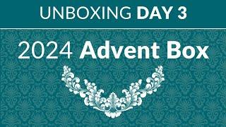 Unboxing Day 3 of the 2024 Sallie Tomato Advent Box!