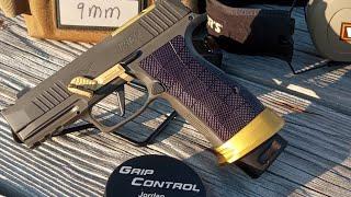 Black Steel USA-Grip Control for p365 AXG LEGION-(Gold finish #2) "is it worth the price tag?"