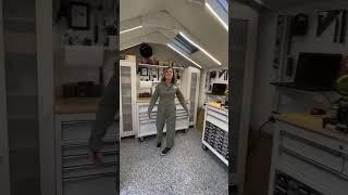 Workshop from begin to end #workshop #shoporganization #onefinity #epoxyfloors #beforeandafter #diy
