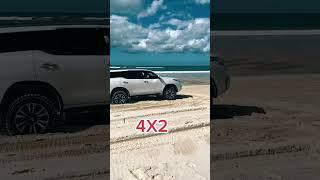 4X2 vs 4x4 Toyota Fortuner #shorts