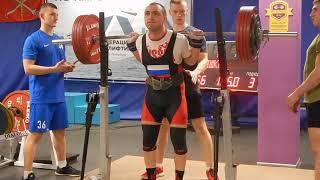 Kostenko Andrey squat RAW 250.5kg@74kg