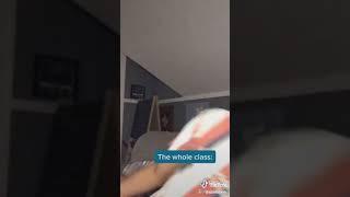 School thot opening their legs in school ️