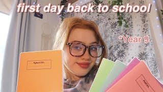 My first day back to school vlog *Year 9* | Ruby Rose UK