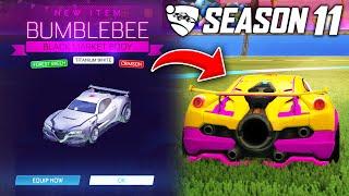 PAINTED BUMBLEBEE CAR On Rocket League!