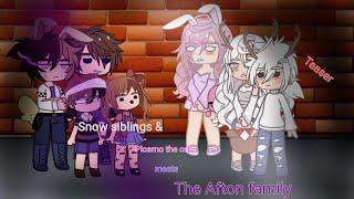 The snow siblings and Plosmo the orb meets The Afton family teaser!