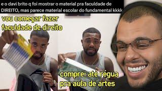 DAVI BRITO INICIA FACULDADE E MOSTRA SEUS MATERIAIS ESCOLARES INFANTIS