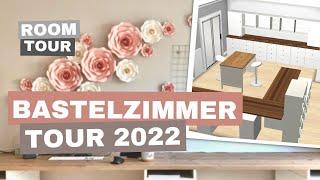 Bastelzimmer Roomtour 2022: wie ich mein Bastelzimmer organisiere