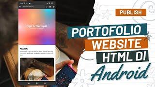 Publish Portofolio Website di Android