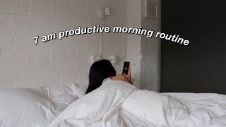 my productive 7 AM college morning routine 2021 ️