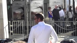 Scott Foley outside ArcLight Theatre in Hollywood greeting fans