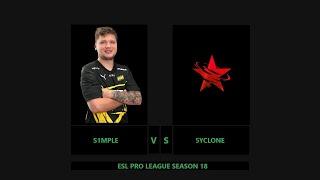 S1MPLE VS 5YCLONE in LESS than 2 MINUTES | Highlights from NaVi vs 5YCLONE | ESL PRO LEAGUE S18