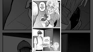 How we should treat all pizza delivery men [comic dub short]  #ytshort #voicedub  #anime #ytshorts