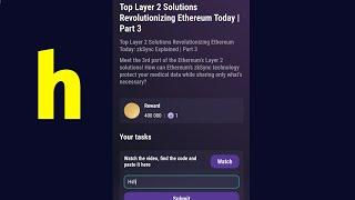 Top Layer 2 SolutionsRevolutionizing Ethereum Today | Part 3 | Tapswap Code