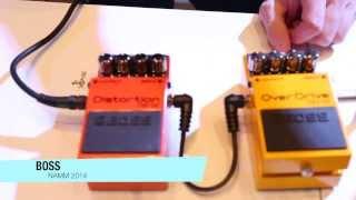 NAMM 2014 New Boss Pedals DS-1X and OD-1X