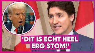 Ruzie escaleert volledig: Trudeau slaat keihard terug naar Trump