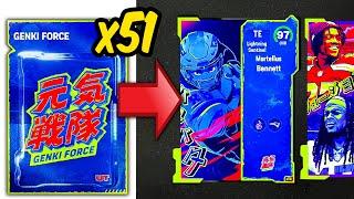 I Open 51 INSANE Genki Force Packs!