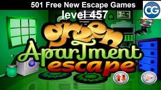 [Walkthrough] 501 Free New Escape Games level 457 - Green apartment escape - Complete Game