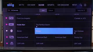 Sling TV Guide Tutorial