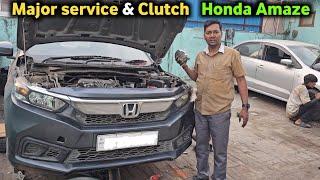 Honda amaze major service & clutch service