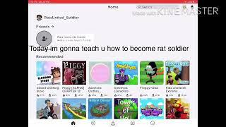 How to become Rat Soldier |Roblox 