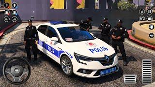 Renault Megane Türk Polis Arabası Oyunu (LSPDFR) || GTA 5 Gerçek Hayat Polis Modu - Gameplay