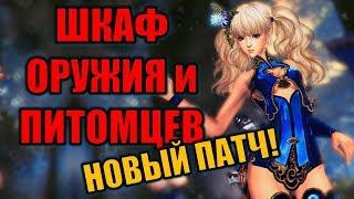 ВСЕ ВНЕШКИ Шкаф Оружия и Питомцев НОВЫЙ ПАТЧ Blade and Soul Новый Континент